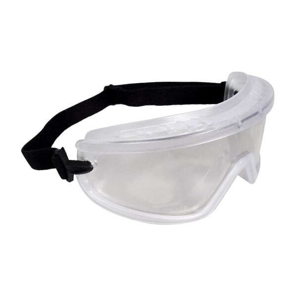 Radians BG1-91 BG1 Indirect Vent Protective Goggles, Anti-Fog Clear Lens Polycarbonate Lens, Yes UV Protection, Elastic Strap, ANSI Z87.1+