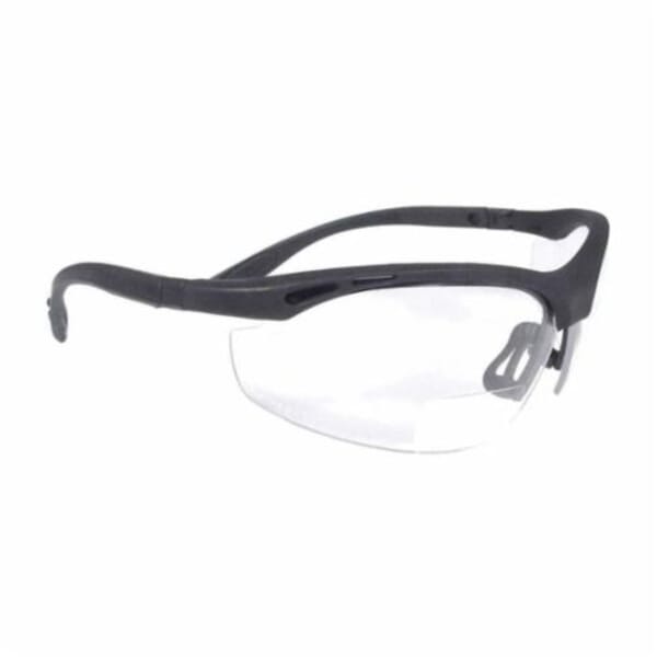 Radians Cheaters Bi-Focal Lens Lightweight Reader Protective Eyewear, Clear Lens, Black, Nylon Frame, Polycarbonate Lens, 99.9 % UV Protection, ANSI Z87.1+