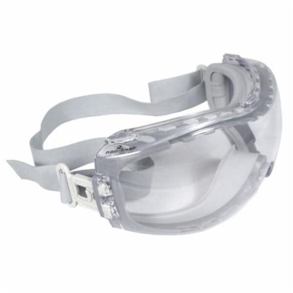 Radians DMG-11 Easily Adjustable Protective Goggles, Anti-Fog/Anti-Scratch Clear Lens Polycarbonate Lens, Yes UV Protection, Neoprene Strap, ANSI Z87.1+