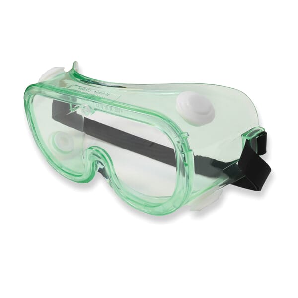 Radians GG011UID Chemical Splash Vented Safety Goggles, Clear/Uncoated Lens, Yes UV Protection, Neoprene Strap, ANSI Z87.1