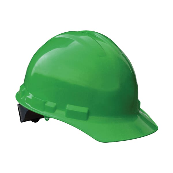Radians Granite Cap Style Hard Hat, HDPE, 4-Point Suspension, ANSI Electrical Class Rating: Class E and G, ANSI Impact Rating: Type I, Ratchet Adjustment
