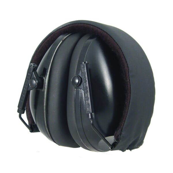 Radians Lowset LS0100CS Low Profile Earmuffs, 21 dB Noise Reduction, Black, Adjustable Band Position
