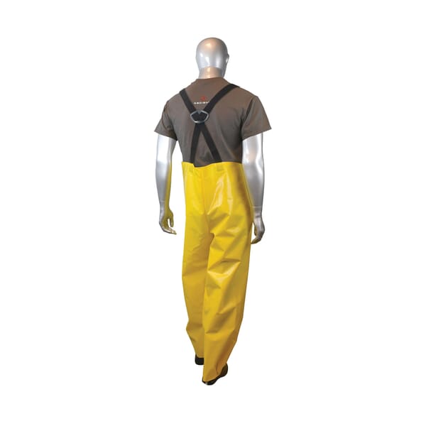 Radians AQUARAD25 Rain Bib, Yellow, 0.25 mm 200D Nylon Fabric