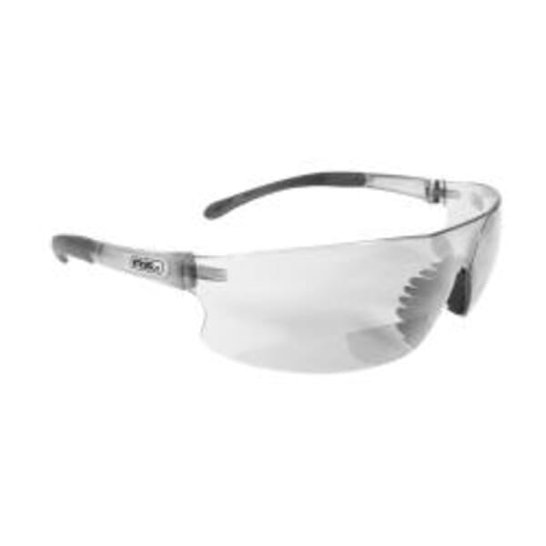 Radians Rad-Sequel RSx Bi-Focal Lightweight Safety Eyewear, Clear Lens, Clear, Polycarbonate Frame, Polycarbonate Lens, 99.9 % UV Protection, ANSI Z87.1+