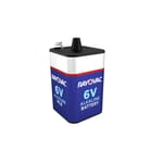 Rayovac 806 Lantern Battery, Alkaline, 6 VDC Nominal, 26000 mAh Nominal, D