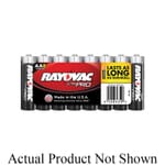 Rayovac ALAA-8J Ultra Pro Battery, Alkaline, 1.5 VDC V Nominal, AA