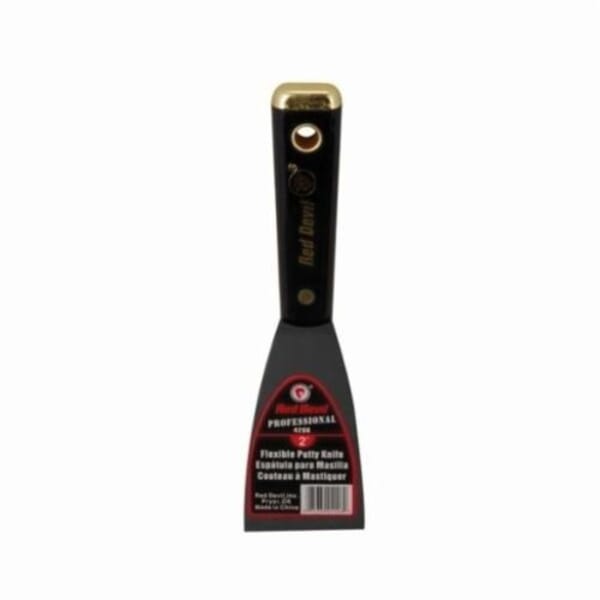 Red Devil 4206 4200 Professional Putty Knife, 2 in W, High Carbon Steel Blade, Flexible Blade Flexibility
