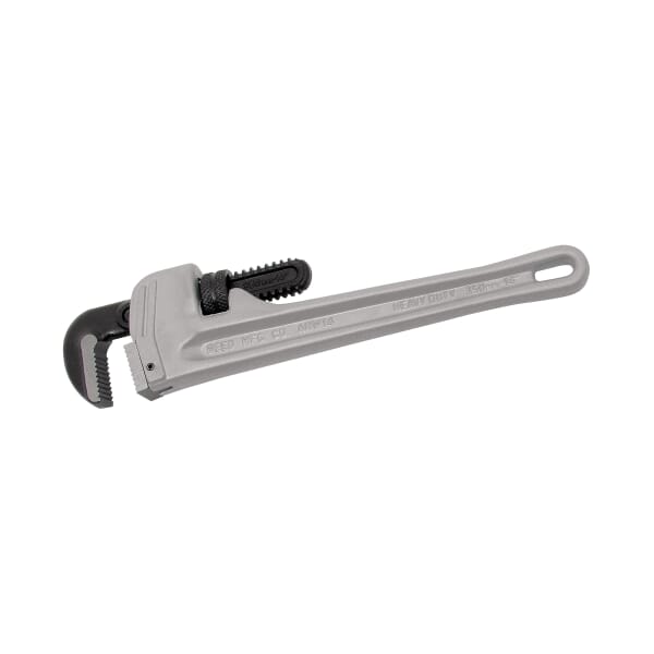 Reed 02095 Heavy Duty Straight Pipe Wrench, 1/4 to 2 in Pipe, 14 in OAL, Hook and Heel Jaw, Titanium Aluminum Alloy Handle