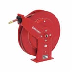 Reelcraft 7850 OLP 7000 Heavy Duty Low Pressure Hose Reel With Hose, 1/2 in ID x 3/4 in OD x 50 ft L Hose, 300 psi Pressure, 19-3/4 in Dia x 3-7/8 in W Reel, Domestic
