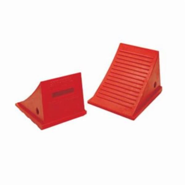 CHECKERS Roadblocks UC1500-4.5 General Purpose Wheel Chock, 8-1/2 in H x 9 in W x 11-1/2 in D, Polyurethane, Orange