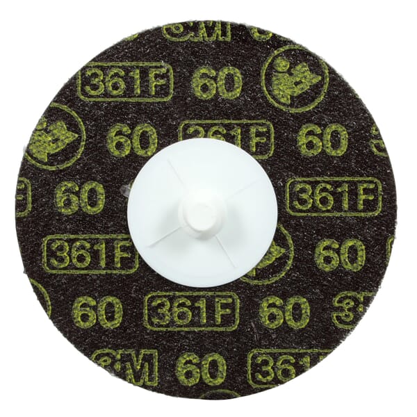 Roloc 7000045098 Abrasive Disc, 3 in Dia Disc, 60 Grit, Medium Grade, Aluminum Oxide Abrasive, Type TR Attachment