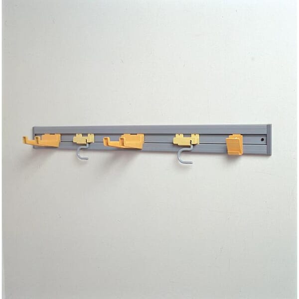 Rubbermaid FG199300GRAY Tool Holder Kit, 34 in L x 3.25 in W, Gray