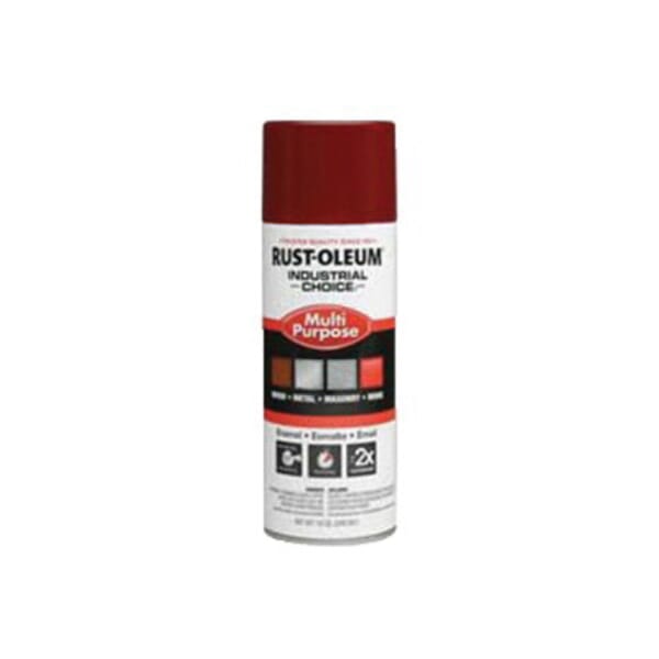 Rust-Oleum 1664830 1600 System Multi-Purpose Enamel Spray Paint, 12 oz Container, Liquid Form, Cherry Red, 12 to 15 sq-ft/can Coverage