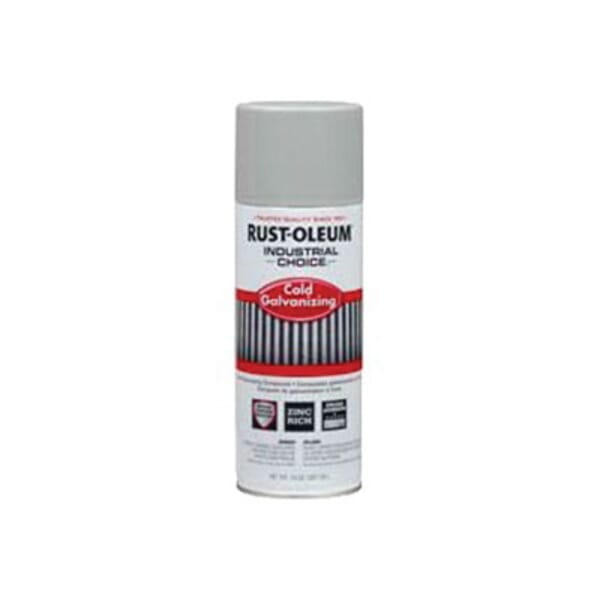 Rust-Oleum 1685830 1600 System Galvanizing Compound Spray Paint, 14 oz Container, Liquid Form, Cold, 12 to 15 sq-ft/can Coverage