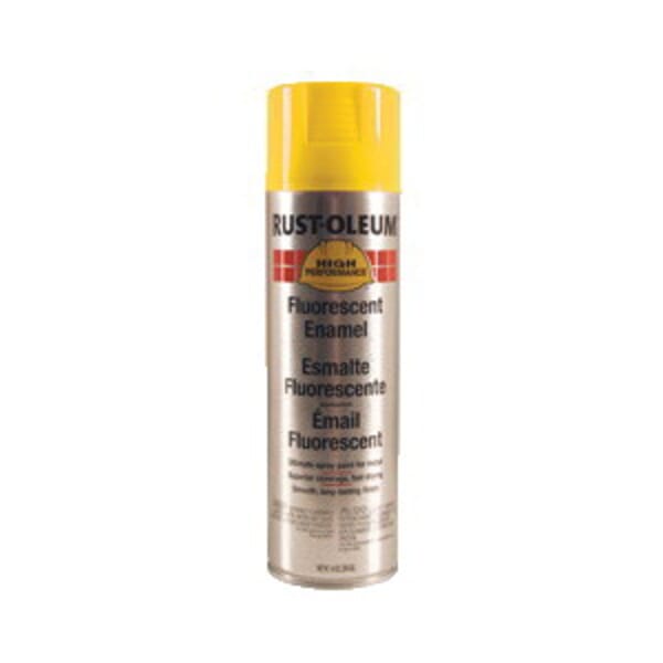 Rust-Oleum 2242838 V2100 System High Performance Rust Preventative Spray Paint, 14 oz Container, Liquid Form, Yellow, 10 sq-ft Coverage
