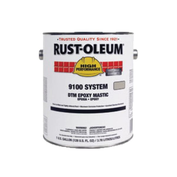 Rust-Oleum 9100 System 2-Component DTM Epoxy Mastic Base, 1 gal Can, Solvent Base
