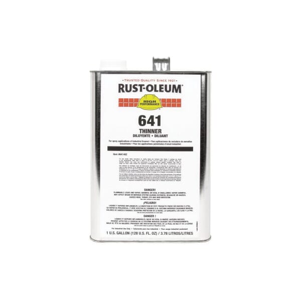 Rust-Oleum 641402 641 System High Performance Paint Thinner, 1 gal, Liquid Form