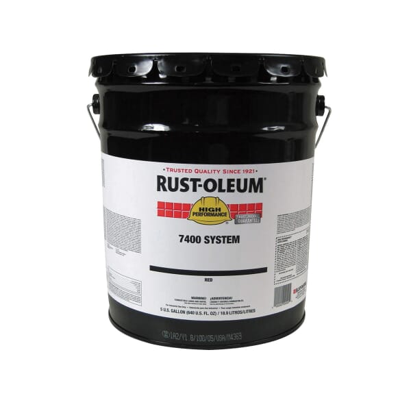 Rust-Oleum 7434300 7400 System 1-Component DTM Alkyd Enamel Paint, 5 gal Container, Liquid Form, John Deere Green, 230 to 390 sq-ft/gal Coverage