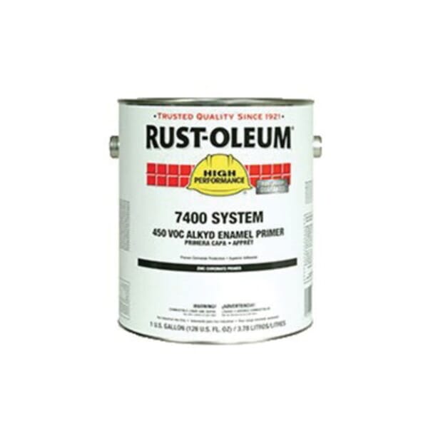 Rust-Oleum 960402 7400 System 1-Component Heavy Duty Rust-Inhibitive Primer, 1 gal Container, Liquid Form, Yellow, 230 to 390 sq-ft/gal Coverage