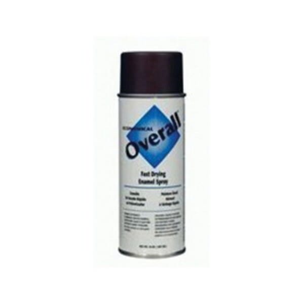 Rust-Oleum V2411830 Overall Economical Enamel Spray Paint, 16 oz Container, Liquid Form, Brown, 5 to 8 sq-ft/can Coverage