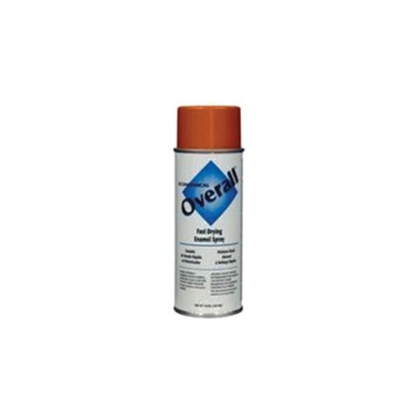 Rust-Oleum V2414830 Overall Economical Enamel Spray Paint, 16 oz Container, Liquid Form, Orange, 5 to 8 sq-ft/can Coverage