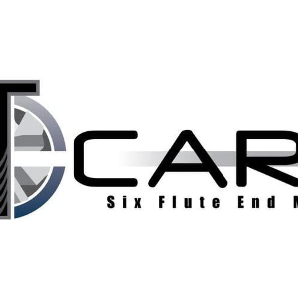 SGS 45183 T-Carb 51MCR High Performance Metric Corner Radius End Mill, 20 mm Dia Cutter, 2.5 mm Corner Radius, 38 mm Length of Cut, 6 Flutes, 20 mm Dia Shank, 104 mm OAL, Proprietary Nano Composite Coated