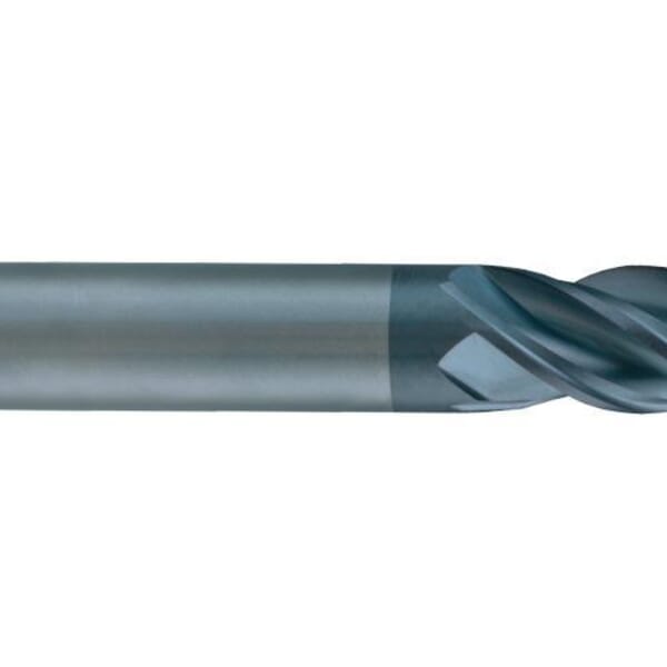 SGS 46364 Z1MS High Performance Metric Square End High Performance End Mill, 10 mm Dia Cutter, 22 mm Length of Cut, 4 Flutes, 10 mm Dia Shank, 72 mm OAL, TA Coated