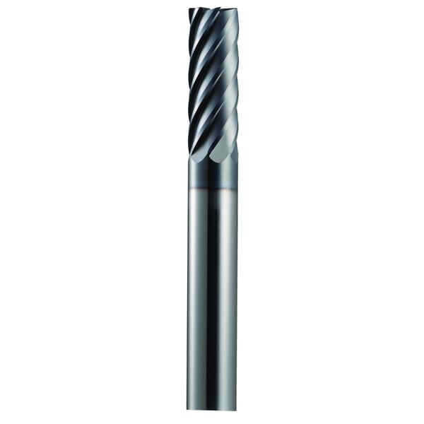 SGS 36624 Multi-Carb 66 Center Cutting Long Length Single End Square End High Performance End Mill, 5/8 in Dia Cutter, 1-5/8 in Length of Cut, 9 Flutes, 5/8 in Dia Shank, 3-1/2 in OAL, AlTiN Coated