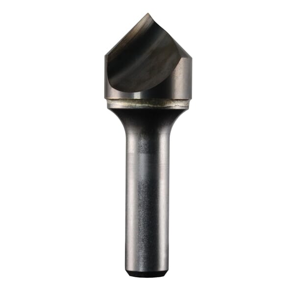 SGS 74001 601 Countersink, 1/8 in Dia Body, 1/8 in Dia Shank, 1 Flutes, 60 deg Included, 1/8 in Dia Min Cutting, Solid Carbide