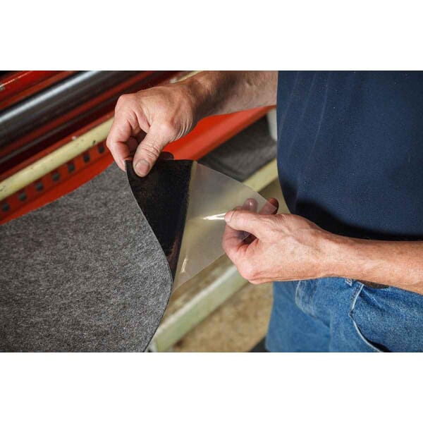 SPC AD15100 Barrier Backed Mediumweight Adhesive Absorbent Mat, 100 ft L x 15 in W, 11 gal Absorption, Polypropylene