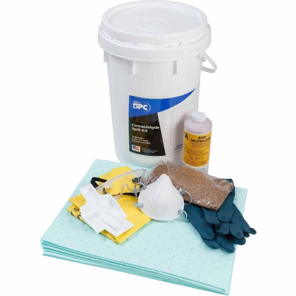 SPC SK-FORM Formaldehyde HazMat Specialty Spill Kit, 6.5 gal Bucket