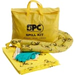 SPC BrightSorb High Visibility SKCH-PP Chemical Economy Portable Spill Kit, 5 gal Bag