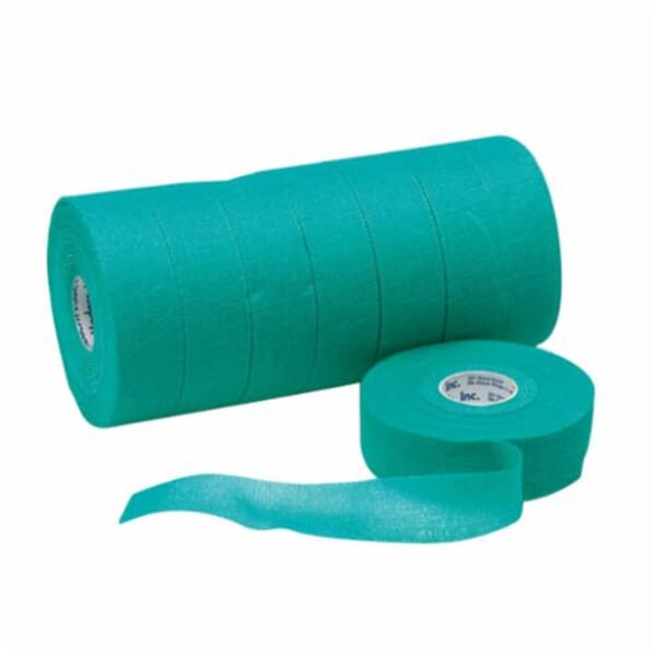North by Honeywell 0841308 Cohesive Adhesive Gauze Tape, 30 yd L x 1 in W, Green, Cotton