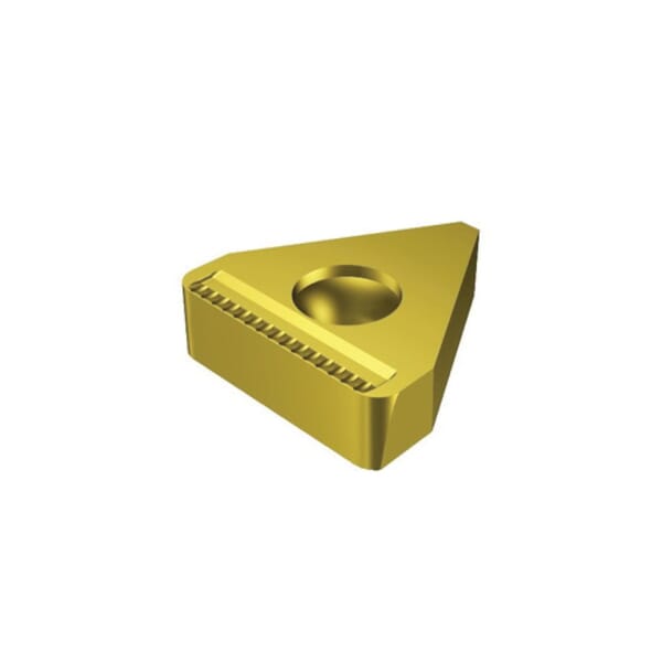 Sandvik Coromant 5722880 T-Max Single Edged Grooving Insert, ANSI Code: A450-009110N37-1 235, A450 Insert, 06 Insert, Neutral Cutting, 5/8 in W Cutting, Manufacturers Grade: 235, CVD-TiCN+TiN Coated, Material Grade: S