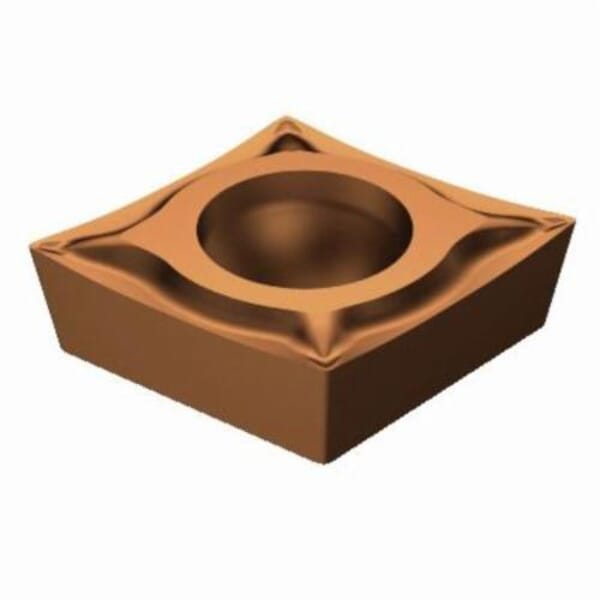 Sandvik Coromant 5723090 CoroTurn 107 Turning Insert, ANSI Code: CCET 2(1.5)03-UM 1115, CCET Insert, Material Grade: M, N, S, 2(1.5)03 Insert, Diamond Shape, 06 Seat, Positive Rake, Neutral Cutting, Carbide, Manufacturers Grade: 1115