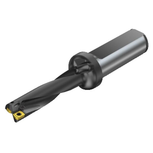 Sandvik Coromant 5723259 CoroDrill 880 Indexable Insert Drill, 1.687 in Drill, 1-1/2 in Modular Connection, 1-1/2 in Dia Shank, 4XD Drill Depth by Dia Ratio, 10.866 in OAL, 6.748 in D Max Drill