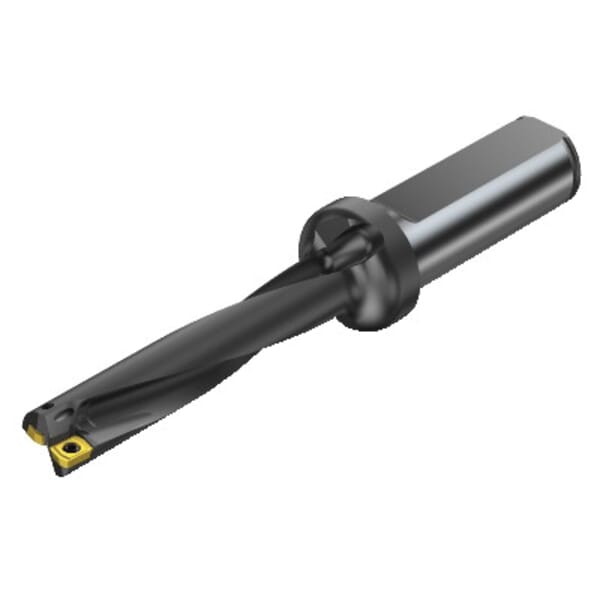 Sandvik Coromant 5723271 CoroDrill 880 Indexable Insert Drill, 1-1/4 in Drill, 1-1/2 in Modular Connection, 1-1/2 in Dia Shank, 5XD Drill Depth by Dia Ratio, 10.088 in OAL, 6-1/4 in D Max Drill