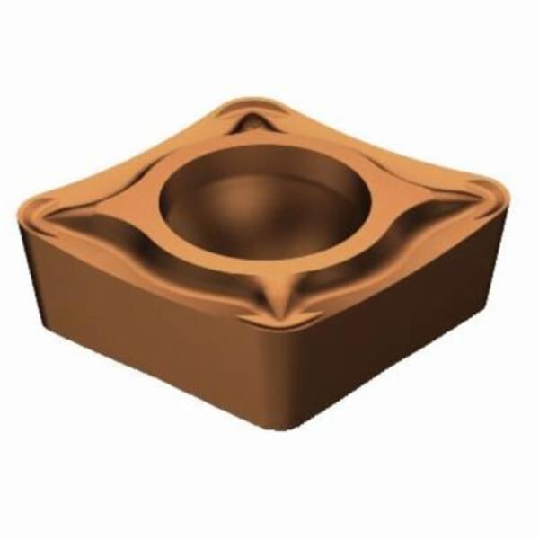 Sandvik Coromant 5723997 CoroTurn 107 Turning Insert, ANSI Code: CCMT 2(1.5)1-UM 1125, CCMT Insert, Material Grade: M, N, S, 2(1.5)1 Insert, Diamond Shape, 06 Seat, Positive Rake, Neutral Cutting, Carbide, Manufacturers Grade: 1125