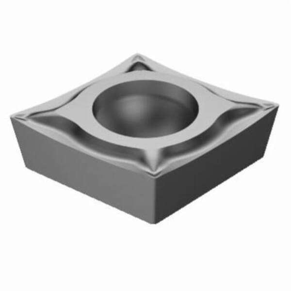 Sandvik Coromant 5723032 CoroTurn 107 Turning Insert, ANSI Code: CCGT 3(2.5) 1-UM H13A, CCGT Insert, Material Grade: K, N, S, 3(2.5) 1 Insert, Diamond Shape, 09 Seat, Positive Rake, Neutral Cutting, Carbide, Manufacturers Grade: H13A