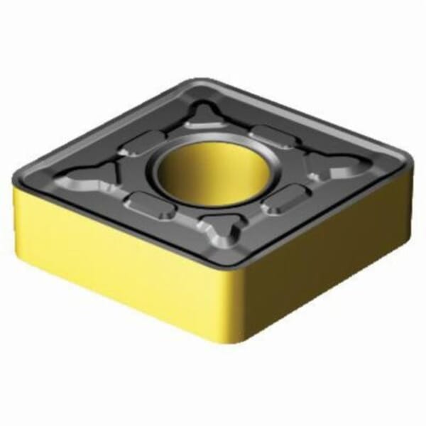 Sandvik Coromant 6707398 T-Max P Turning Insert, ANSI Code: CNMG 644-PR 4305, CNMG Insert, Material Grade: K, P, 644 Insert, Rhombic Shape, 19 Seat, Negative Rake, Neutral Cutting, For Use On Cast Iron and Steel, Carbide, Manufacturers Grade: 4305