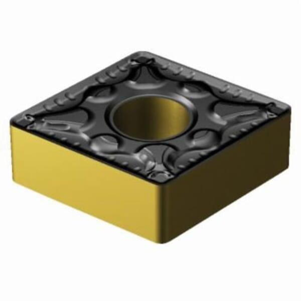 Sandvik Coromant 6265883 T-Max P Turning Insert, ANSI Code: CNMG 432-PM 4325, CNMG Insert, Material Grade: K, P, 432 Insert, Rhombic Shape, 12 Seat, Negative Rake, Neutral Cutting, For Use On Cast Iron and Steel, Carbide, Manufacturers Grade: 4325