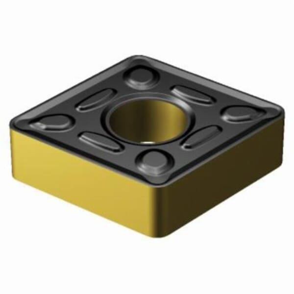Sandvik Coromant 6707400 T-Max P Turning Insert, ANSI Code: CNMG 646-HM 4305, CNMG Insert, Material Grade: K, P, 646 Insert, Rhombic Shape, 19 Seat, Negative Rake, Neutral Cutting, For Use On Cast Iron and Steel, Carbide, Manufacturers Grade: 4305