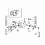 Sandvik Coromant 5726809 Mechanical Right Hand Clamping Unit, VDI x Coromant Capto Shank, C3 Workpiece Side, 1.1811 in Arbor/Shank, 1.9685 in Dia Body, 4.5275 in OAL