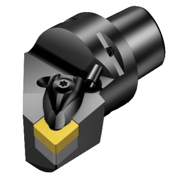 Sandvik Coromant 5727030 T-Max P Turning Cutting Unit Head, C3 System, 45 mm L Head/Projection, Left Hand Cutting, Insert Compatibility: CNMG 120408, 64 mm OAL, External