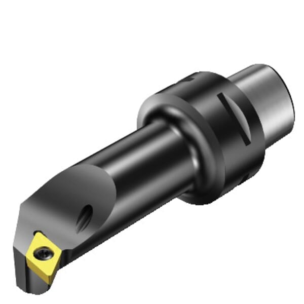 Sandvik Coromant 5728634 CoroTurn 107 Turning Cutting Unit With Internal Coolant, C5 System, 110 mm L Head/Projection, Left Hand Cutting, Insert Compatibility: DCMT 11T308, 140 in OAL, Internal