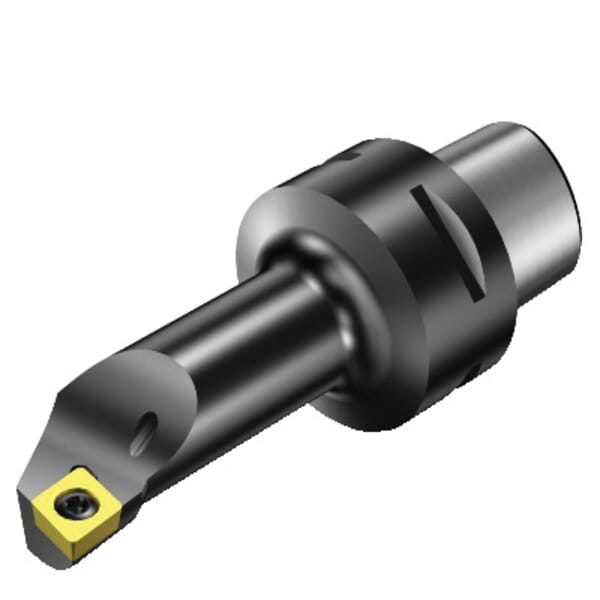 Sandvik Coromant 5728682 CoroTurn 107 Turning Cutting Unit With Internal Coolant, C5 System, 80 mm L Head/Projection, Right Hand Cutting, Insert Compatibility: CCMT 09T308, 110 in OAL, Internal
