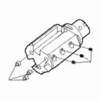 Sandvik Coromant 5728601 Coromant Capto Right Hand Mini Turret, 50 mm Dia Adapter/Shank, 153 mm OAL