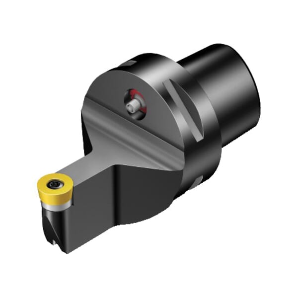 Sandvik Coromant 5728609 CoroTurn 107 Turning Cutting Unit With Internal Coolant, C5 System, 60 mm L Head/Projection, Neutral Cutting, Insert Compatibility: RCMT 0803M0, 90 in OAL, External