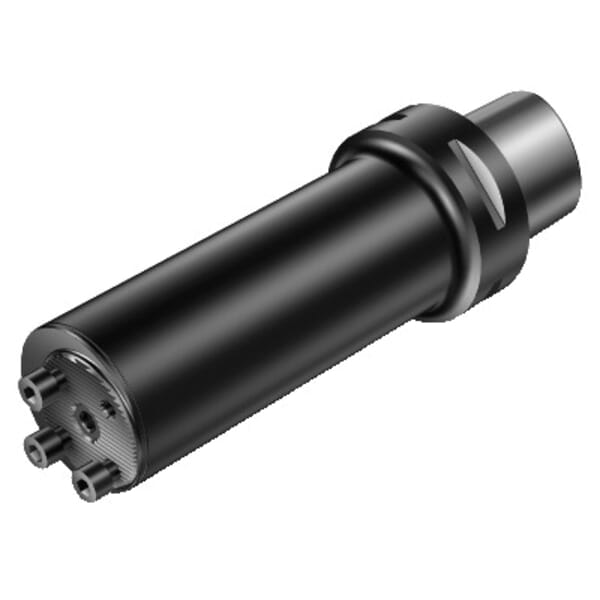 Sandvik Coromant 5729012 Dampened Screw Mount Boring Bar Adapter With Through Coolant, C5 x 40 mm Shank Connection, 1.575 in Body Dia Workpiece Side, ISO Code: C5-570-4C 50 150-40L
