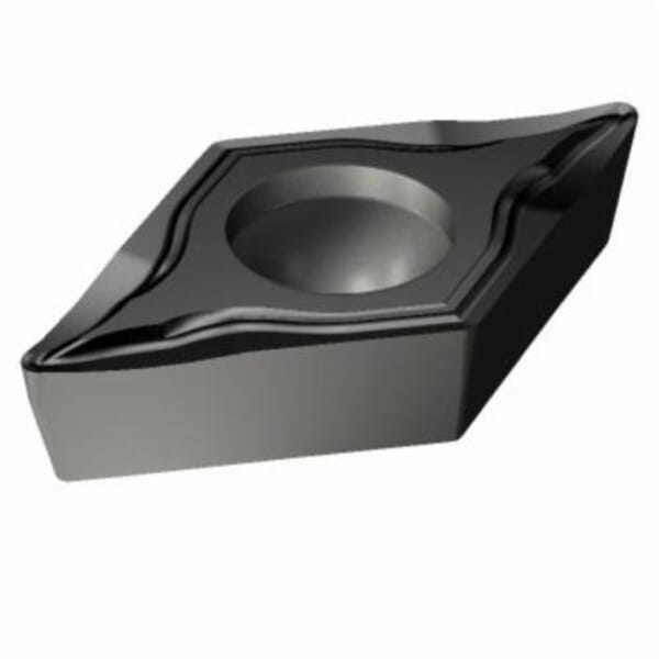 Sandvik Coromant 5730424 CoroTurn 107 Turning Insert, ANSI Code: DCGT 2(1.5)0-UM 1105, DCGT Insert, Material Grade: S, 2(1.5)0 Insert, Diamond Shape, 07 Seat, Positive Rake, Neutral Cutting, For Use On Heat Resistant Super Alloys and Titanium, Carbide